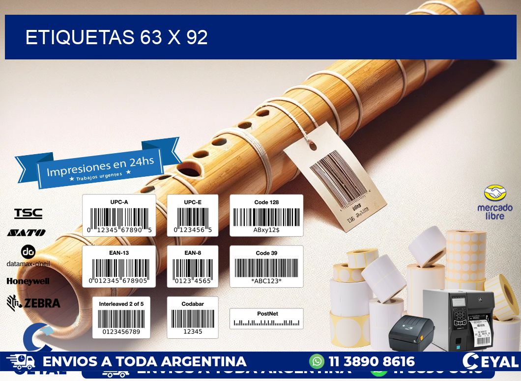 ETIQUETAS 63 x 92