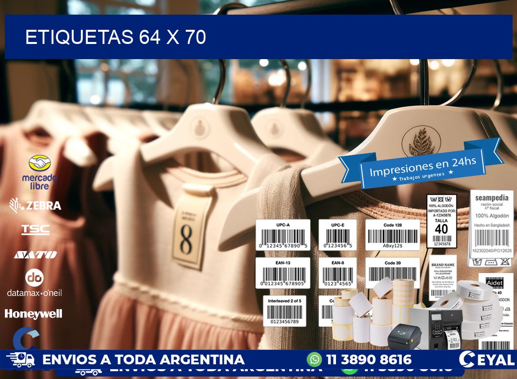 ETIQUETAS 64 x 70