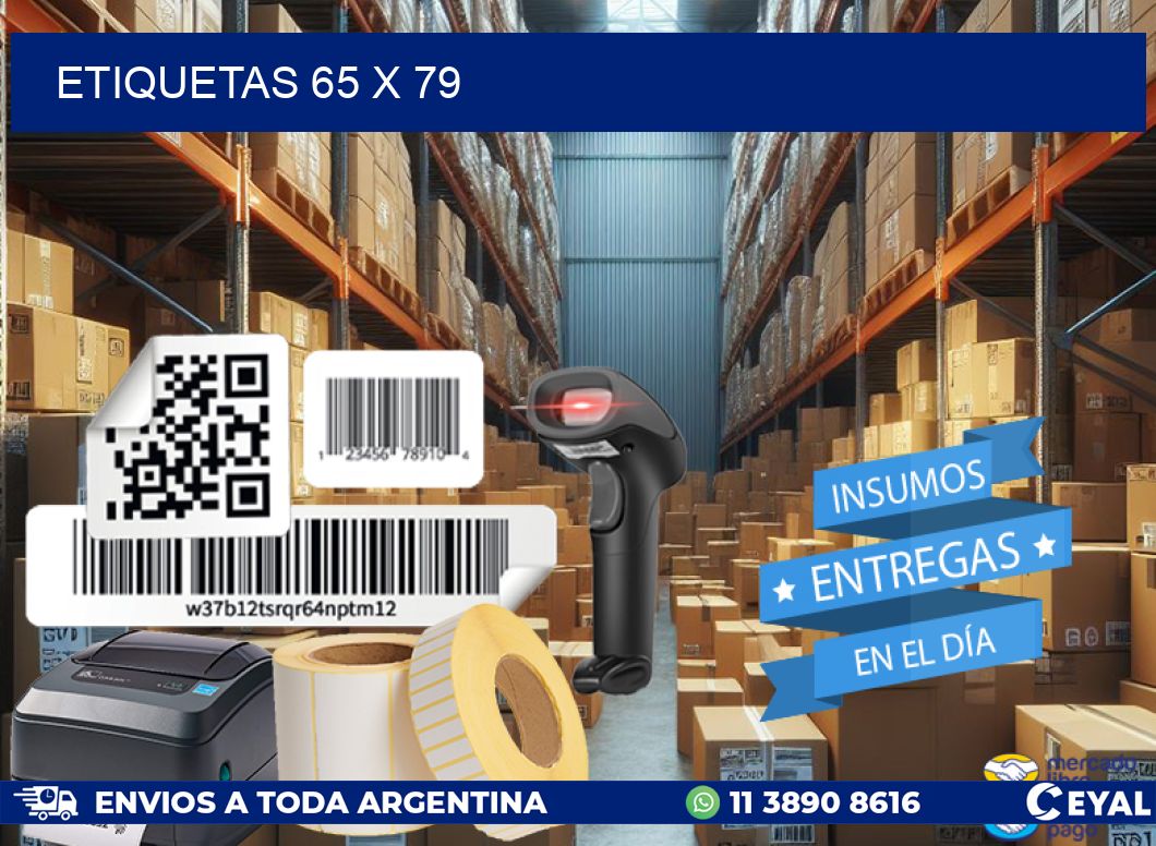 ETIQUETAS 65 x 79