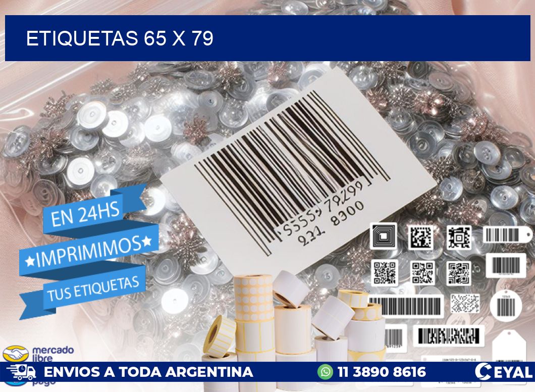 ETIQUETAS 65 x 79