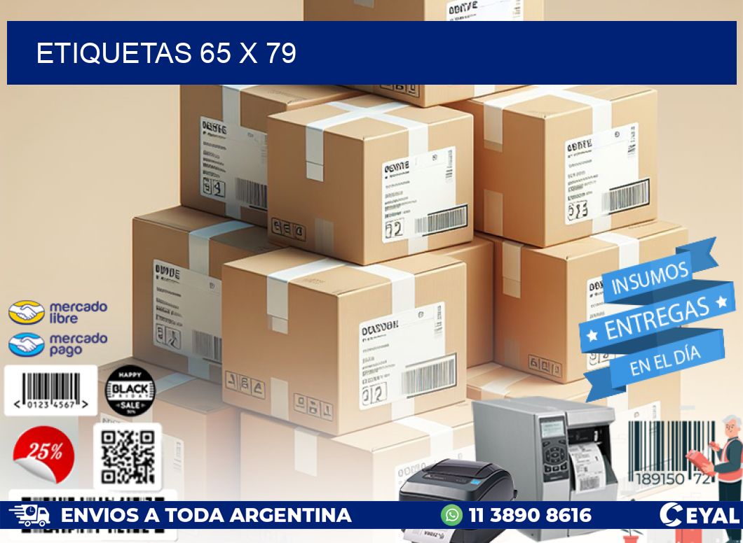 ETIQUETAS 65 x 79