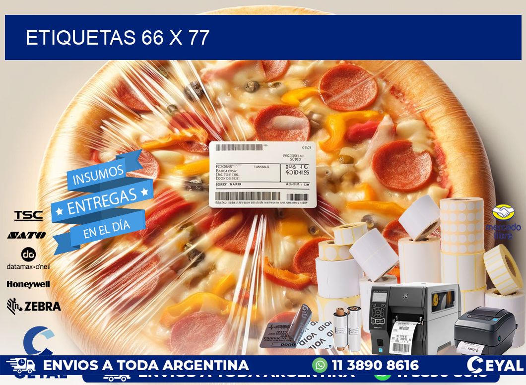 ETIQUETAS 66 x 77