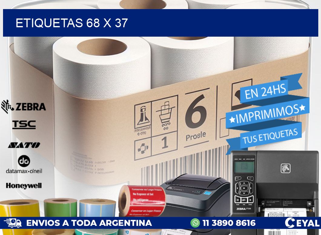 ETIQUETAS 68 x 37