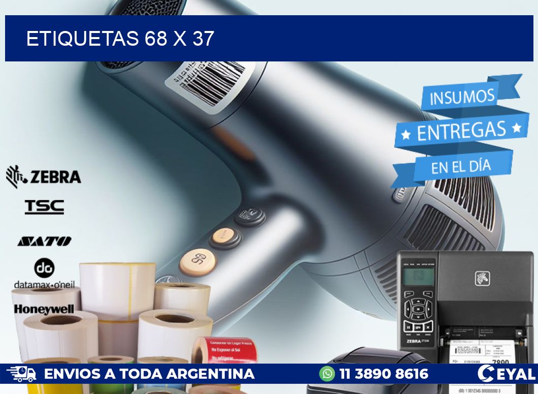 ETIQUETAS 68 x 37
