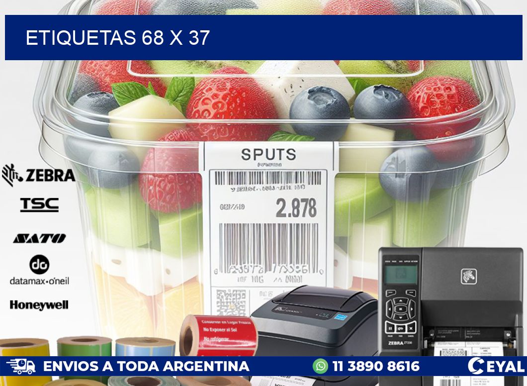 ETIQUETAS 68 x 37