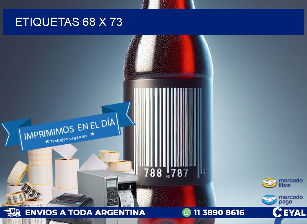 ETIQUETAS 68 x 73