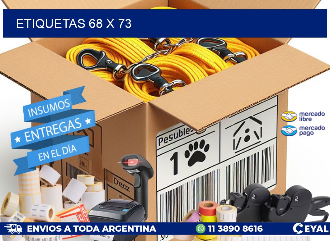 ETIQUETAS 68 x 73