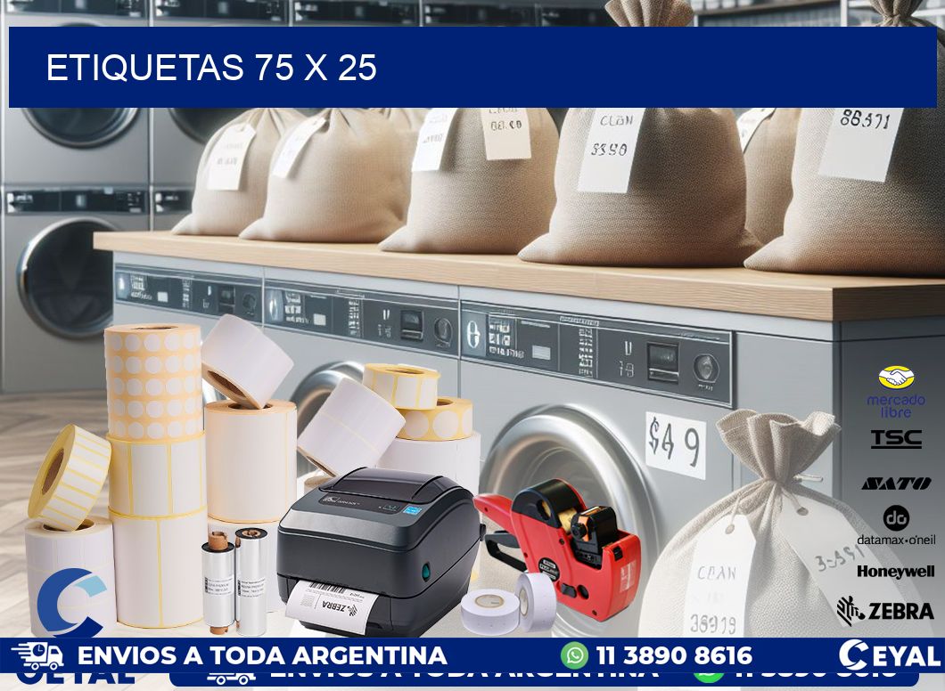 ETIQUETAS 75 x 25