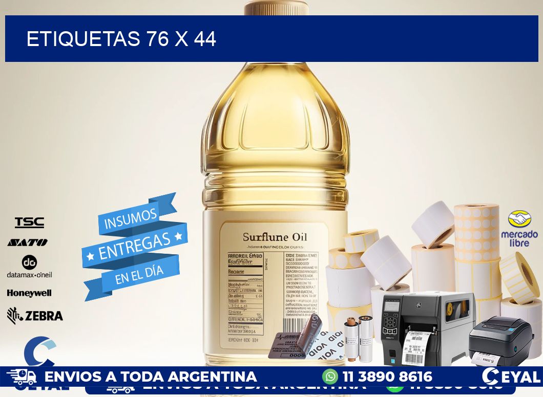 ETIQUETAS 76 x 44