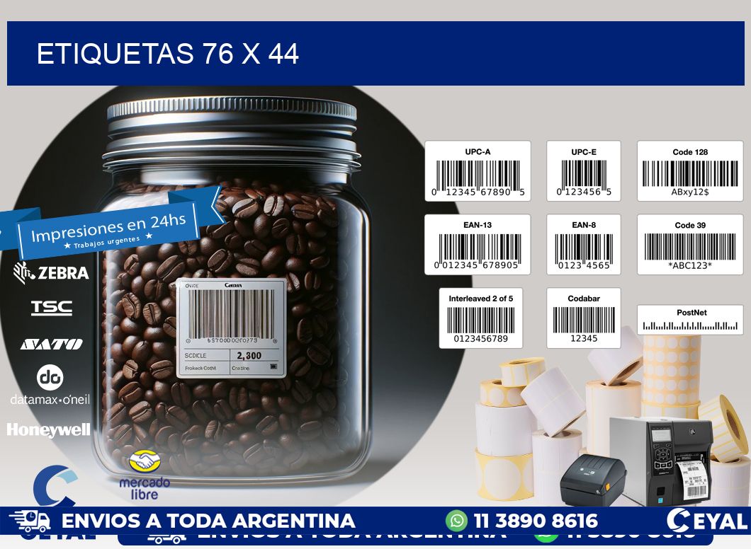 ETIQUETAS 76 x 44