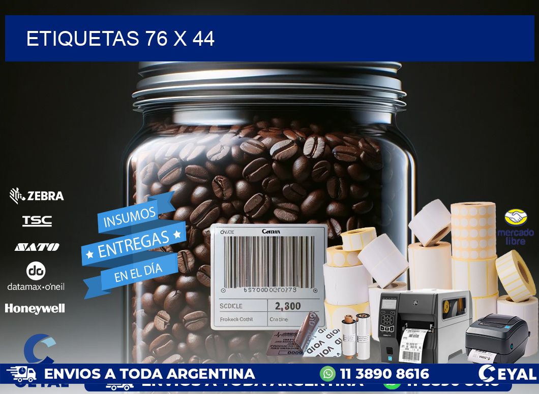 ETIQUETAS 76 x 44