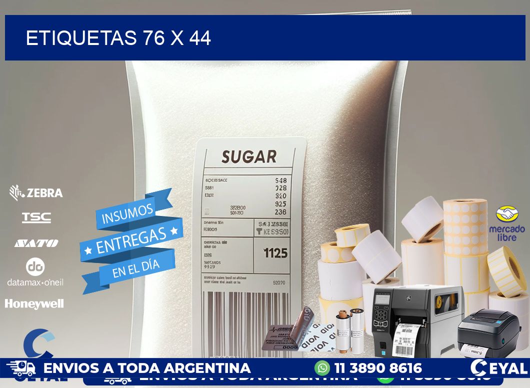 ETIQUETAS 76 x 44