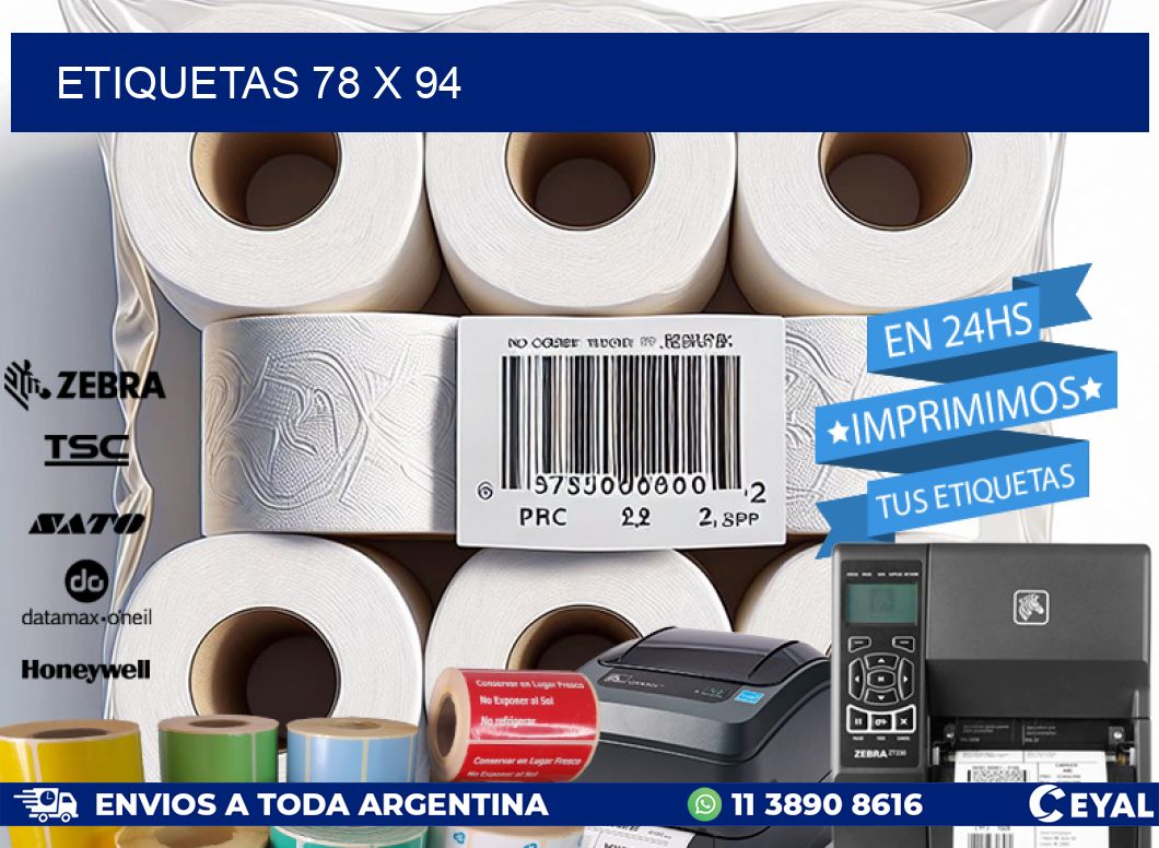 ETIQUETAS 78 x 94
