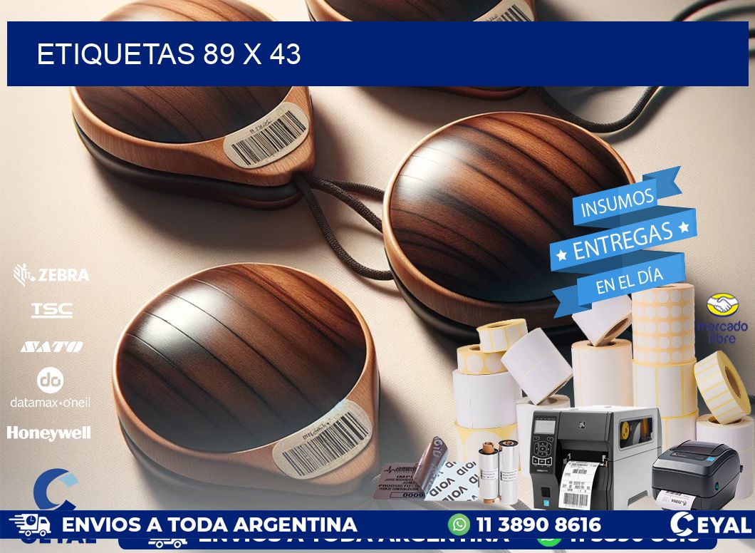 ETIQUETAS 89 x 43