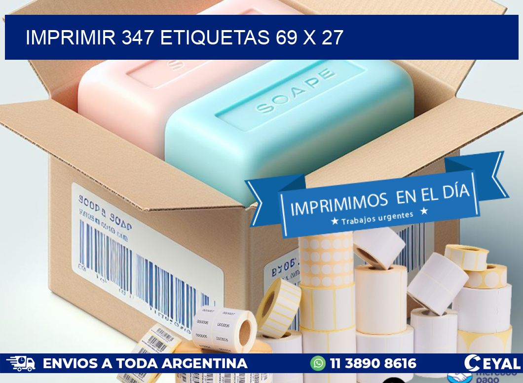 IMPRIMIR 347 ETIQUETAS 69 x 27