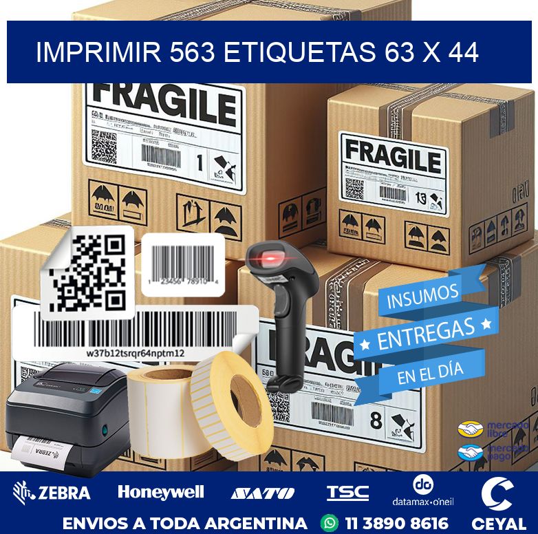 IMPRIMIR 563 ETIQUETAS 63 x 44