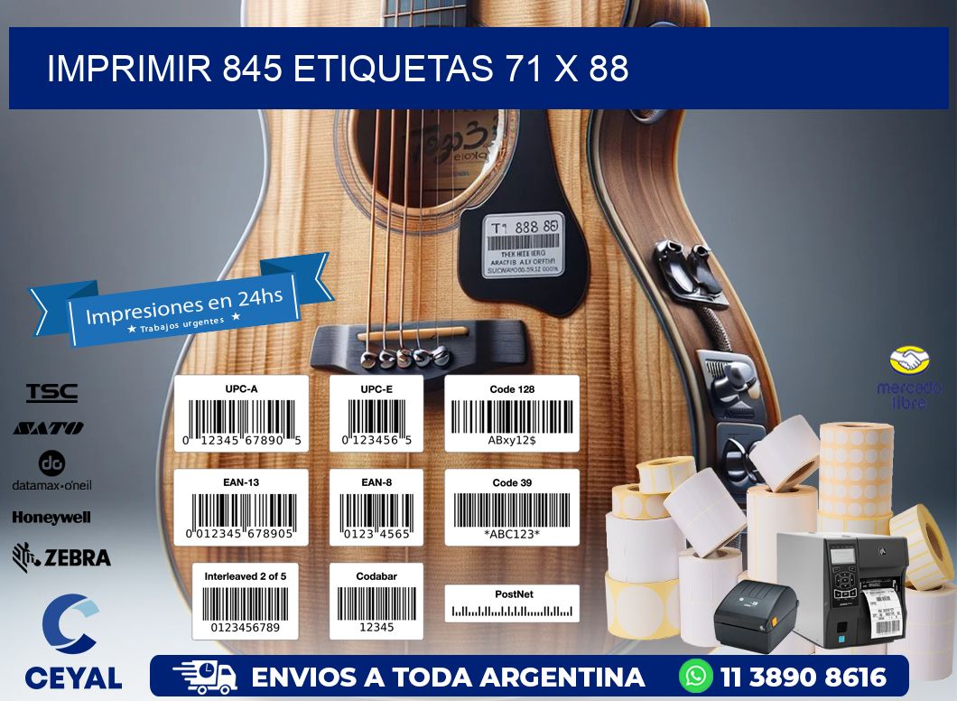 IMPRIMIR 845 ETIQUETAS 71 x 88