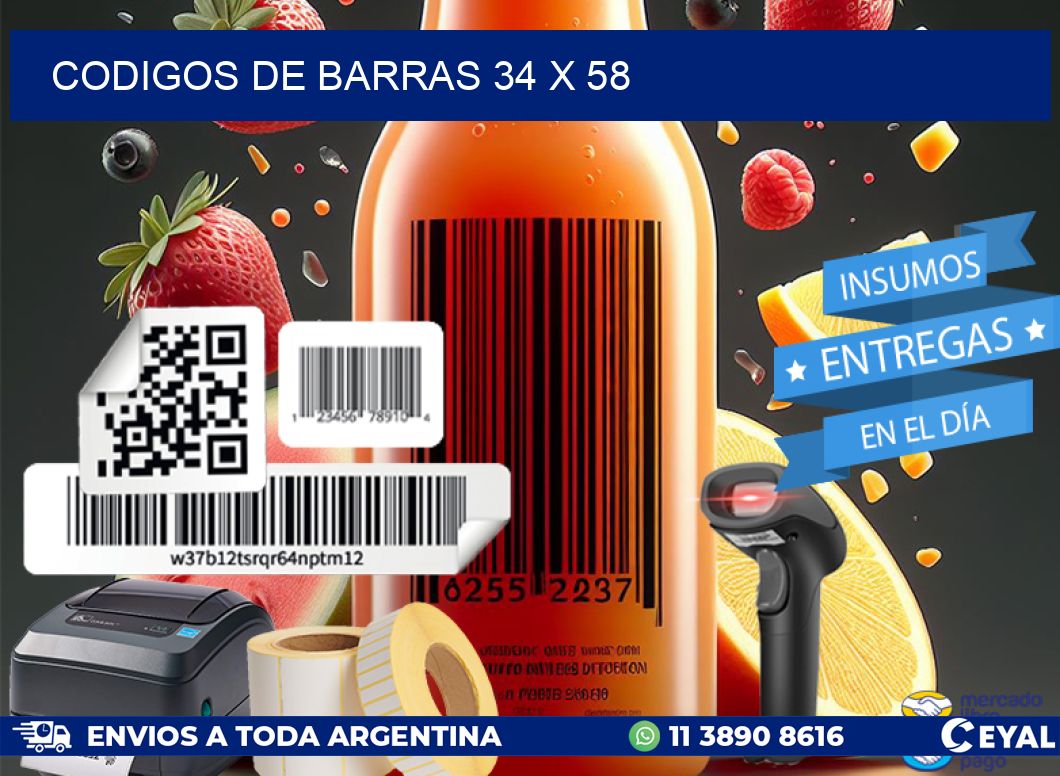 codigos de barras 34 x 58