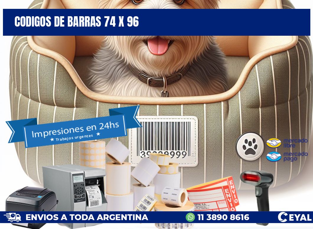 codigos de barras 74 x 96