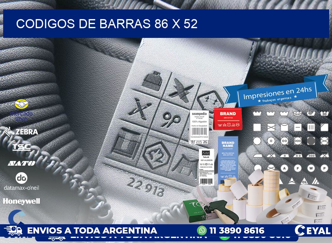 codigos de barras 86 x 52
