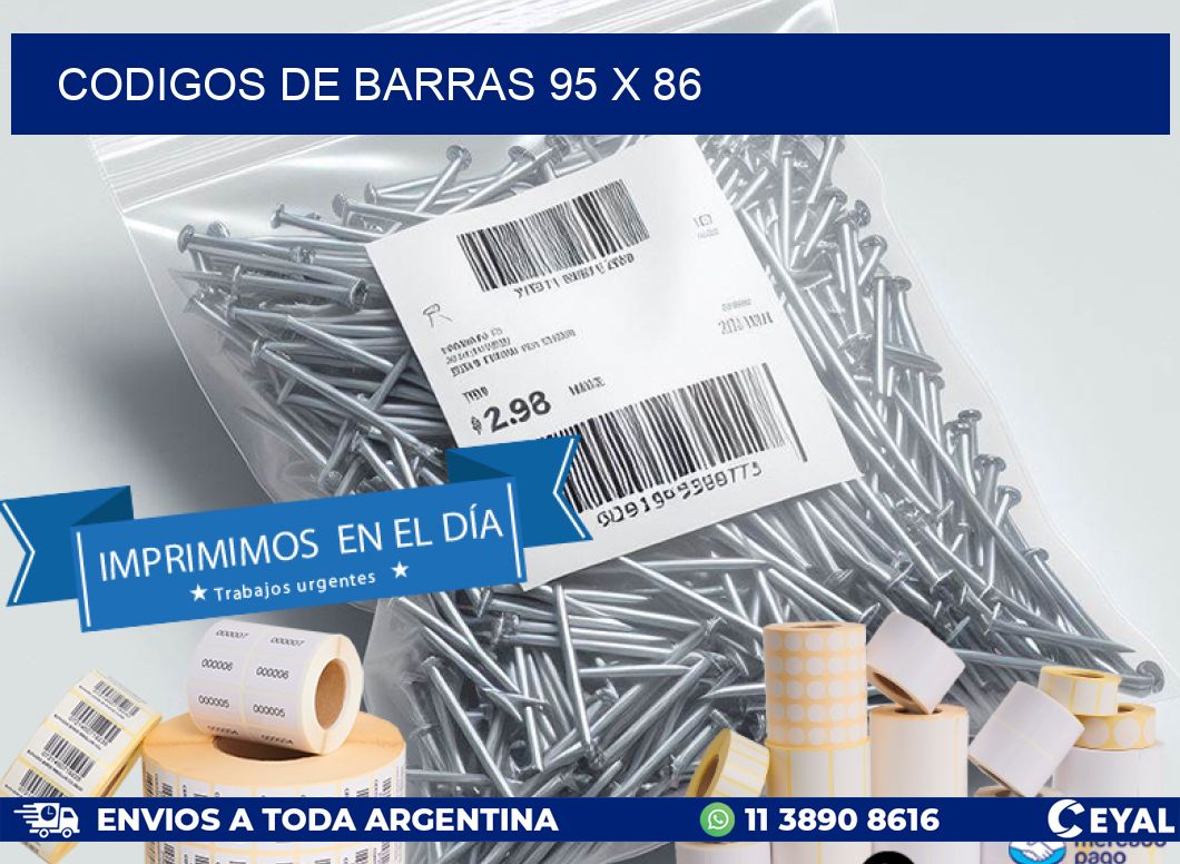 codigos de barras 95 x 86