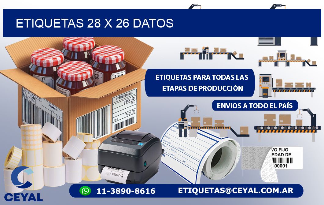 ETIQUETAS 28 x 26 DATOS