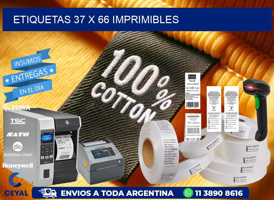 ETIQUETAS 37 x 66 IMPRIMIBLES