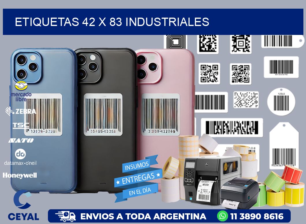 ETIQUETAS 42 x 83 INDUSTRIALES