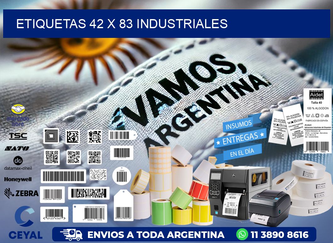 ETIQUETAS 42 x 83 INDUSTRIALES
