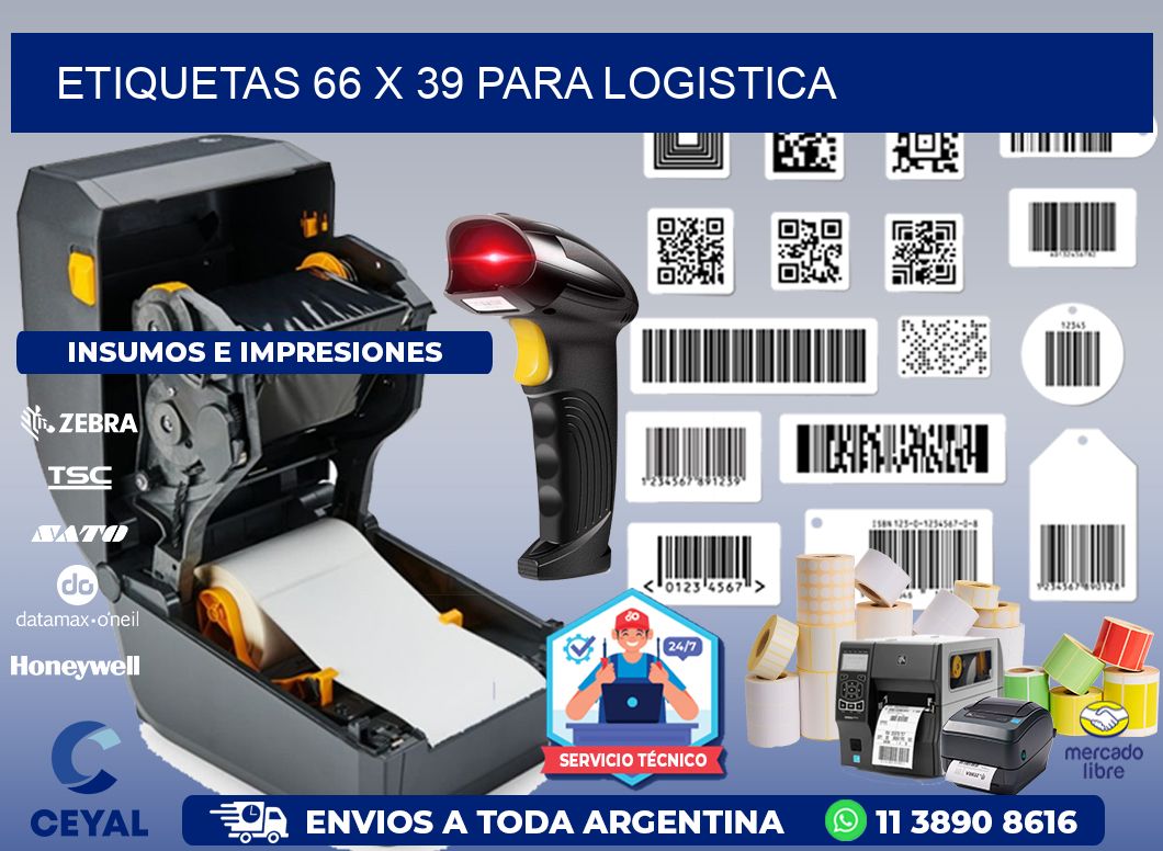 ETIQUETAS 66 x 39 PARA LOGISTICA