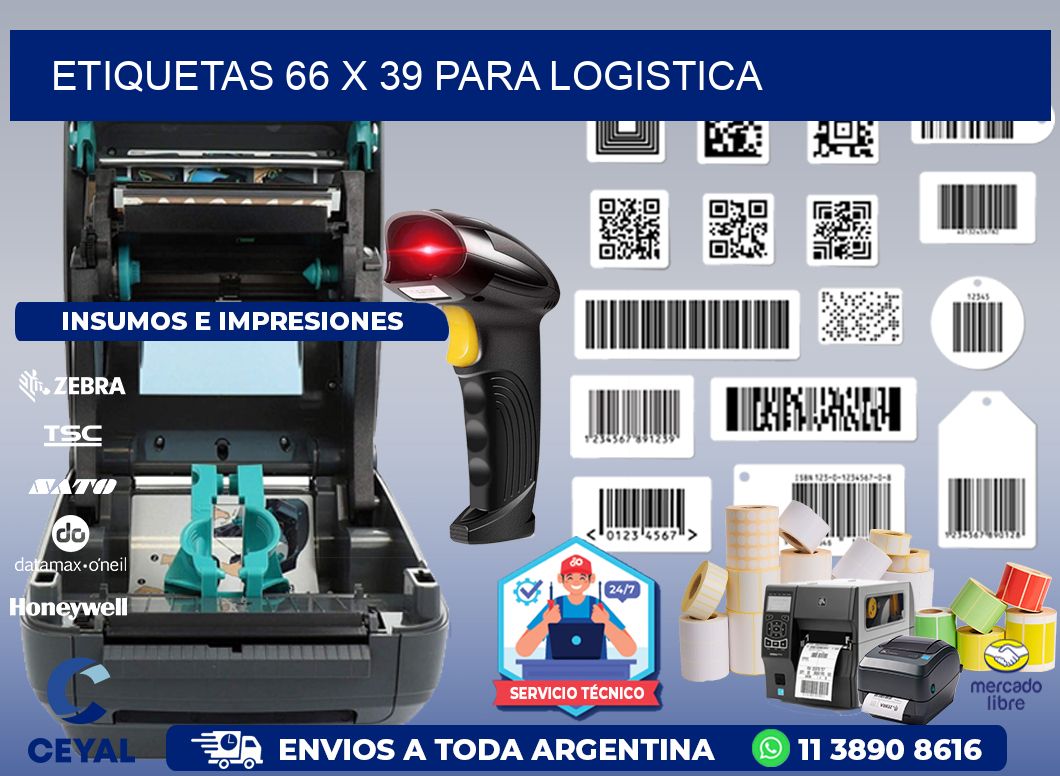 ETIQUETAS 66 x 39 PARA LOGISTICA