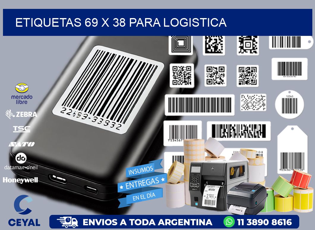 ETIQUETAS 69 x 38 PARA LOGISTICA