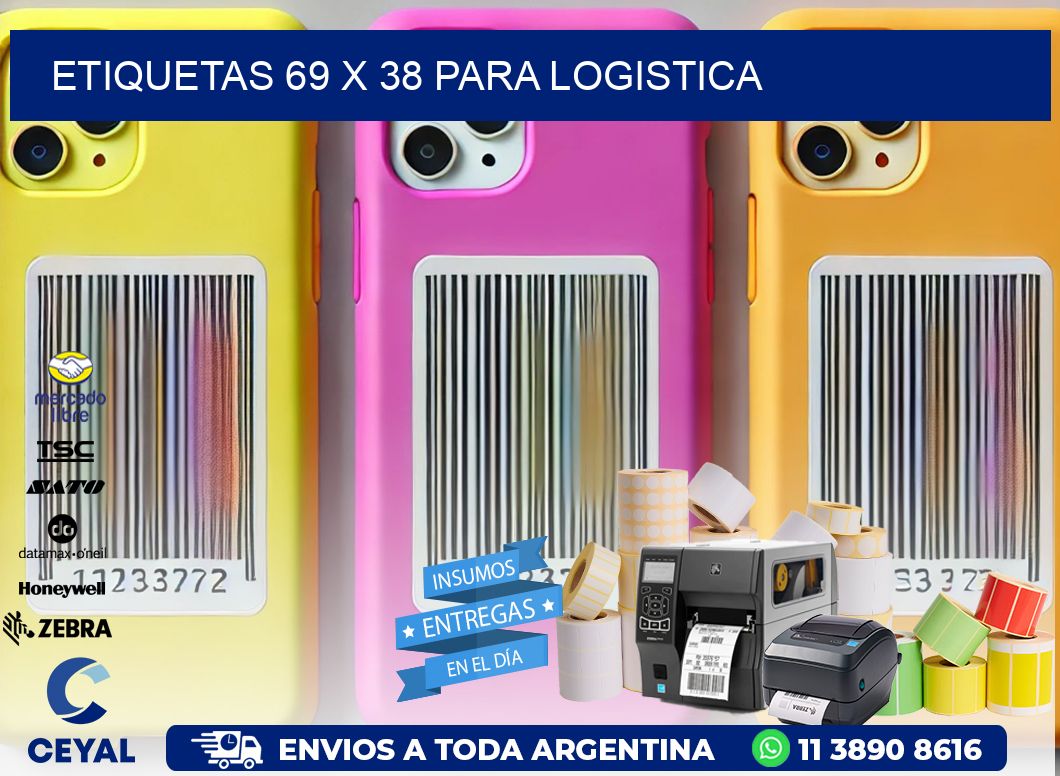 ETIQUETAS 69 x 38 PARA LOGISTICA