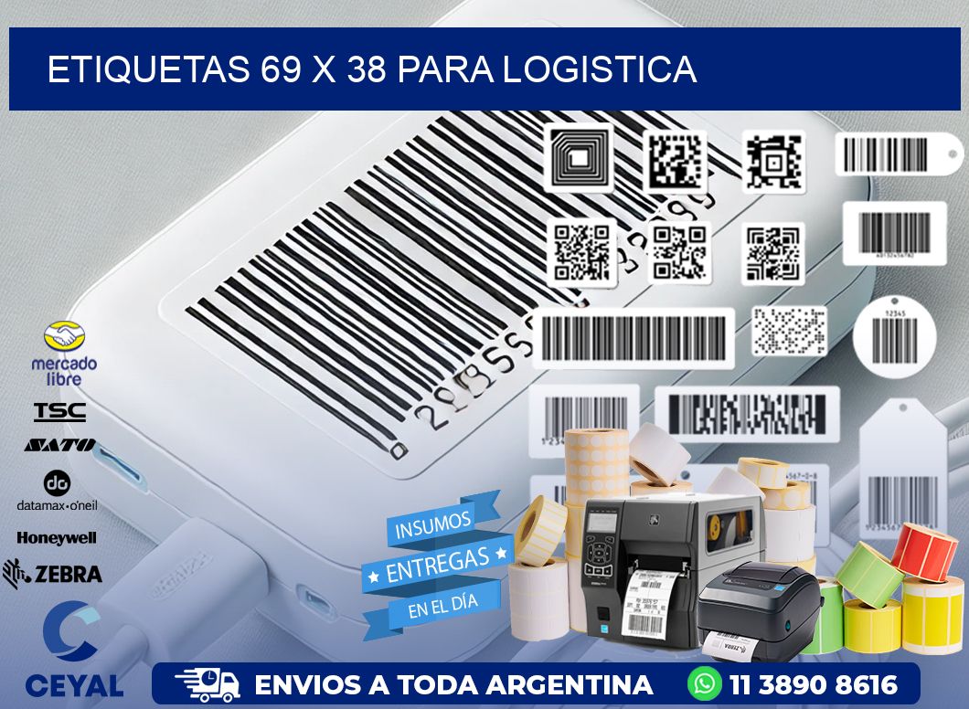 ETIQUETAS 69 x 38 PARA LOGISTICA