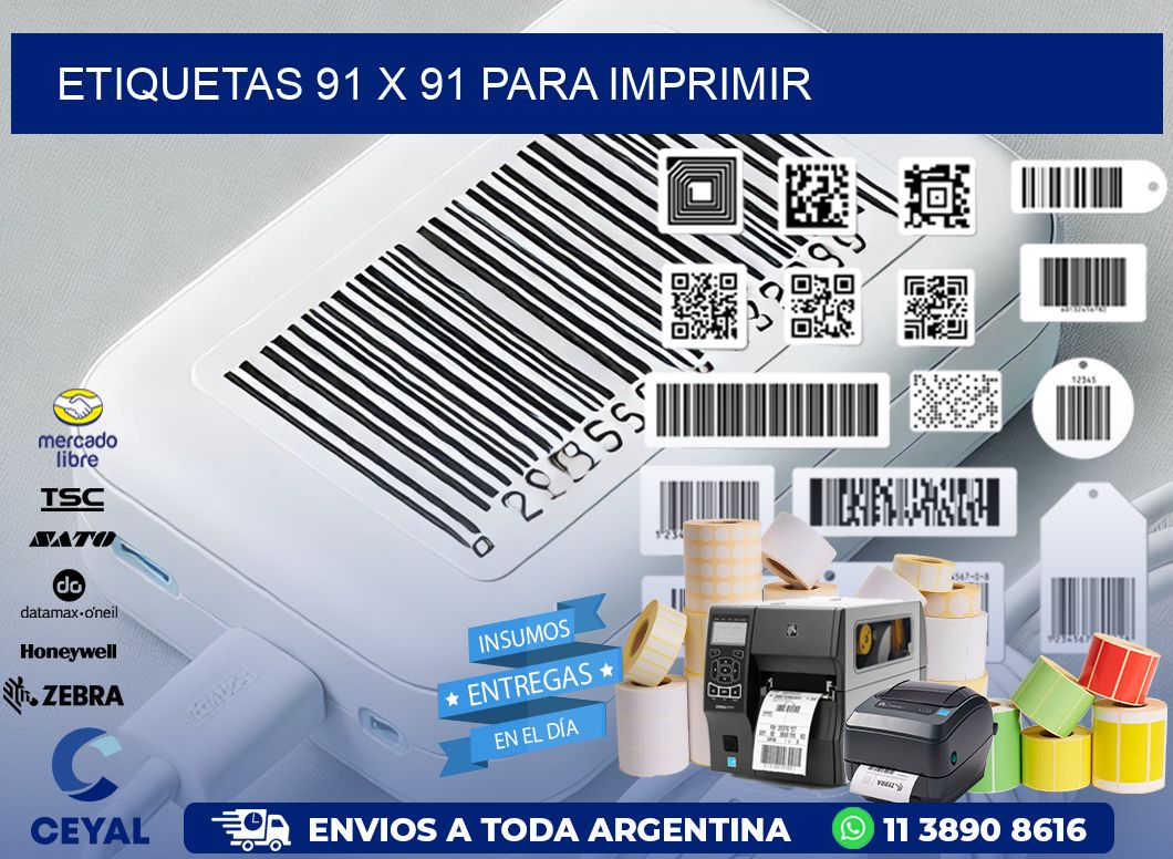 ETIQUETAS 91 x 91 PARA IMPRIMIR