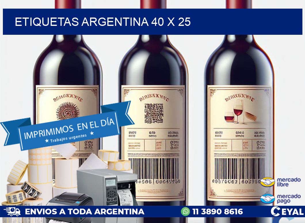 etiquetas argentina 40 x 25