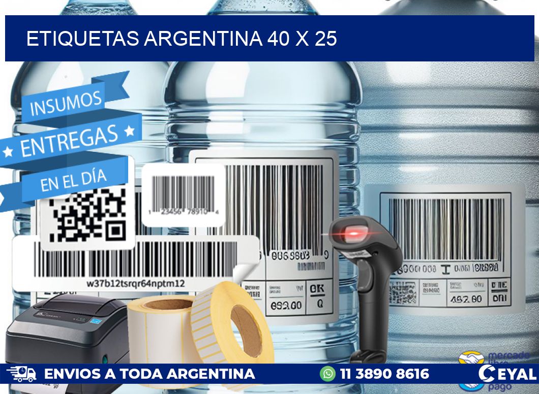 etiquetas argentina 40 x 25