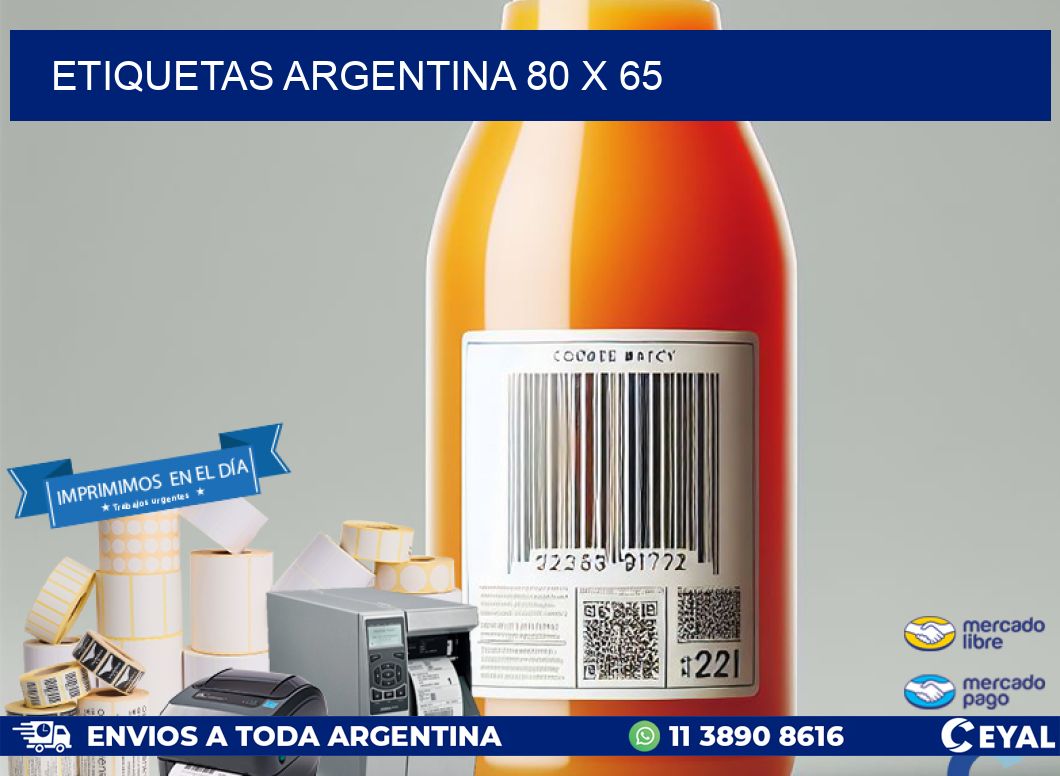 etiquetas argentina 80 x 65
