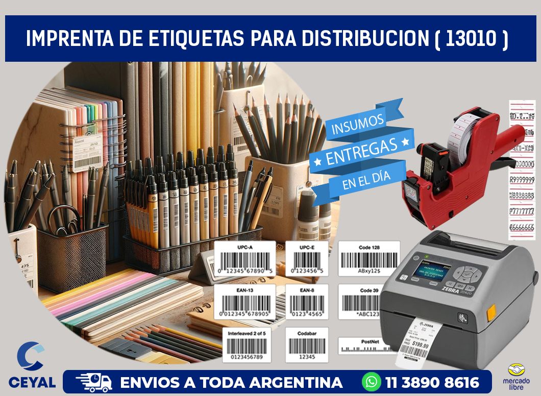 imprenta de etiquetas para distribucion ( 13010 )