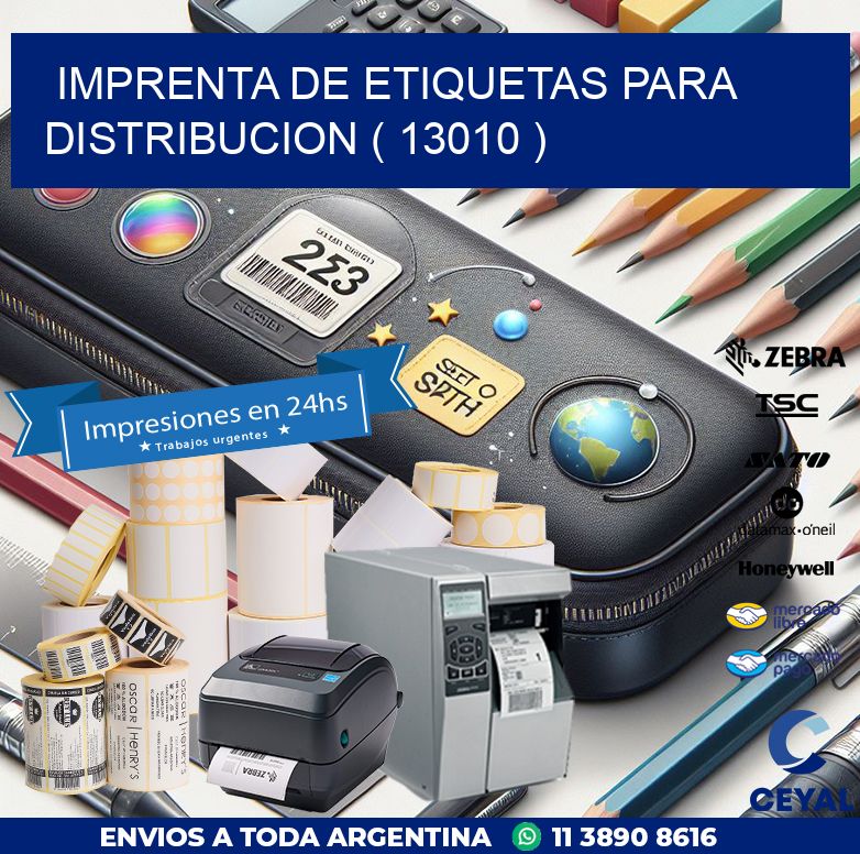 imprenta de etiquetas para distribucion ( 13010 )