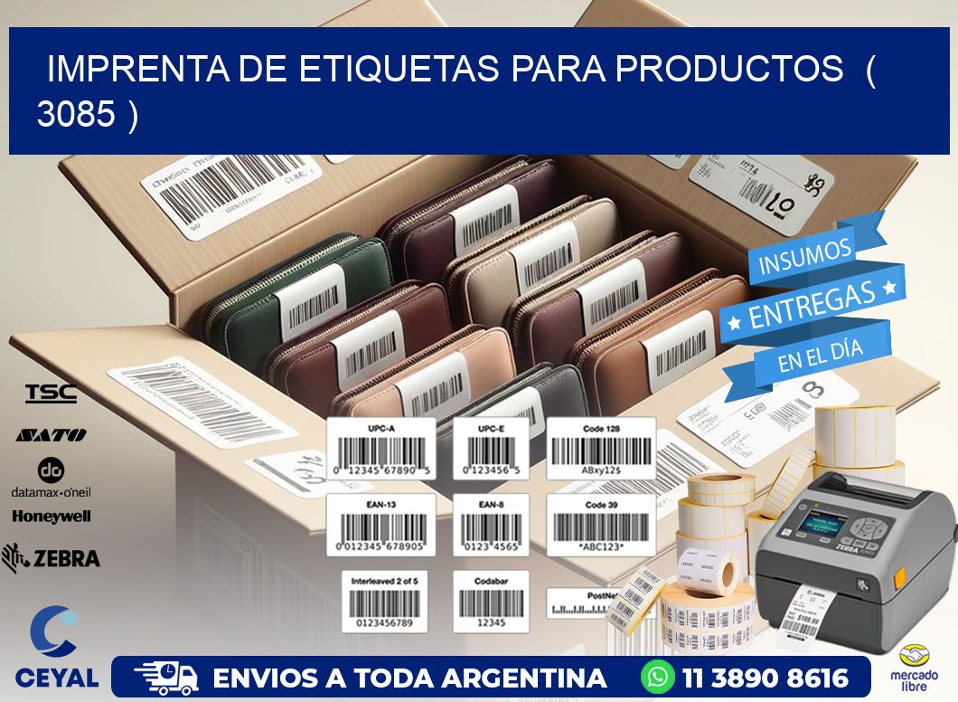 imprenta de etiquetas para productos  ( 3085 )