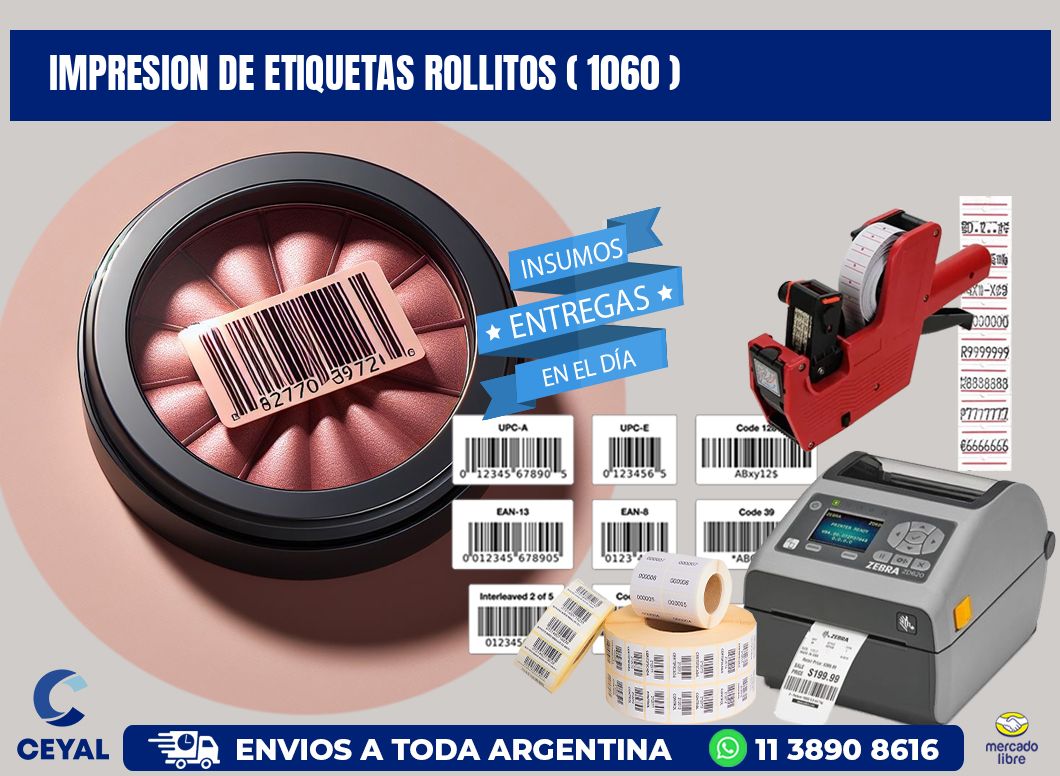 impresion de etiquetas rollitos ( 1060 )
