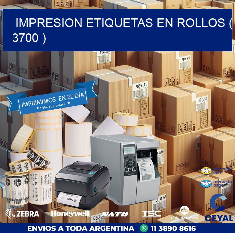 impresion etiquetas en rollos ( 3700 )