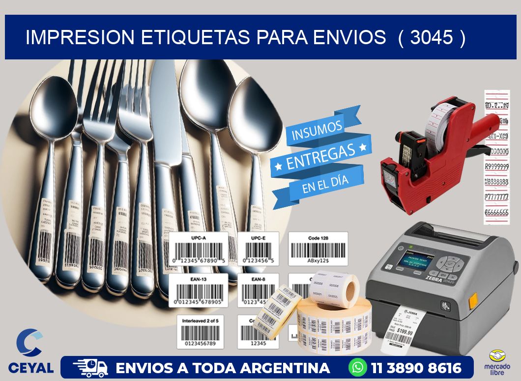 impresion etiquetas para envios ( 3045 )