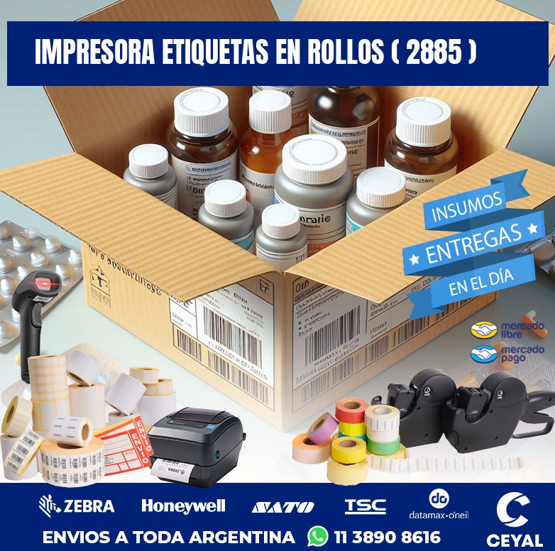 impresora etiquetas en rollos ( 2885 )