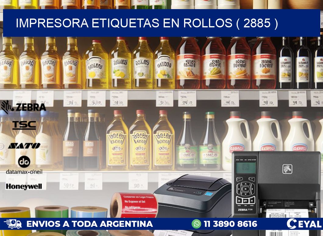 impresora etiquetas en rollos ( 2885 )