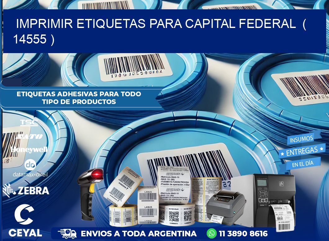 imprimir etiquetas para capital federal  ( 14555 )