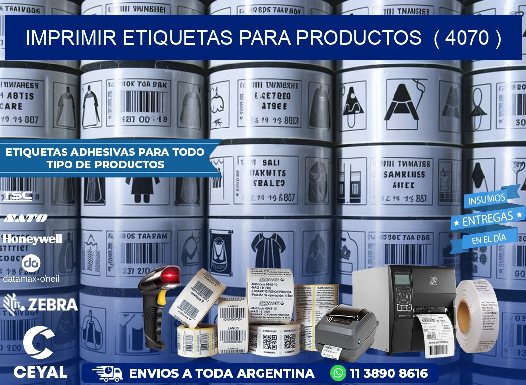 imprimir etiquetas para productos  ( 4070 )