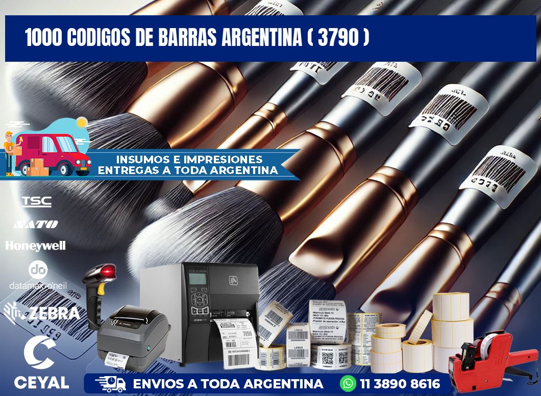 1000 codigos de barras argentina ( 3790 )