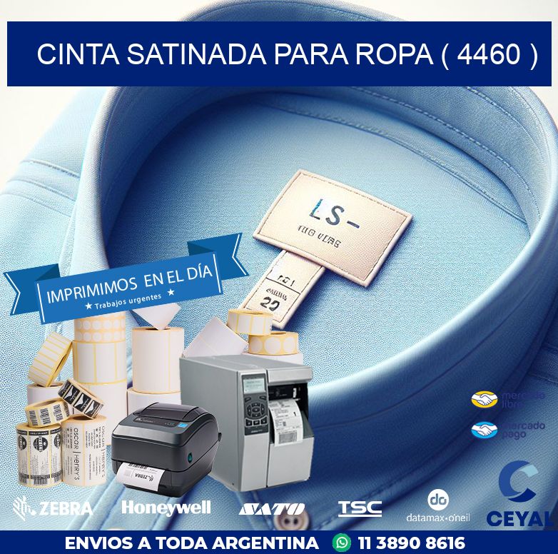 CINTA SATINADA PARA ROPA ( 4460 )